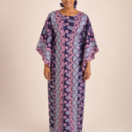 Kaltum Purple Swiss Lace Occasion Boubou
