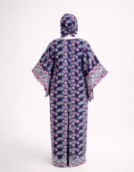 Kaltum Purple Swiss Lace Occasion Boubou - Image 2