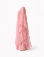 Lami Pink Occasion Cape Gown - Image 2