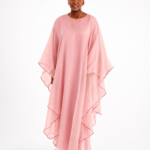 Lami Pink Occasion Cape Boubou