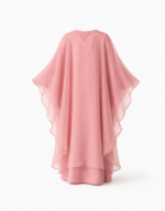 Lami Pink Occasion Cape Gown - Image 4