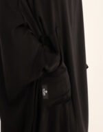 Rahma Black Pocket Jilbab - Image 3
