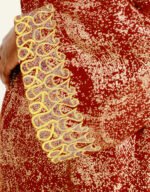 Rimaya Brown Kente Print Occasion Dress - Image 3