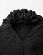 Sakina Black Floral Occasion Khimar Set - Image 3