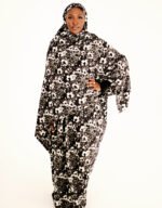 Sokhna Black & Ivory Sleeveless Melhfa Dress - Image 2