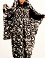 Sokhna Black & Ivory Sleeveless Melhfa Dress - Image 4