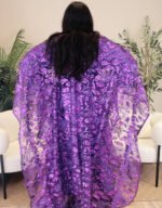 Lagos Purple Lace Boubou - Image 4