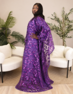 Lagos Purple Lace Boubou - Image 2