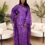 Lagos Purple Lace Boubou