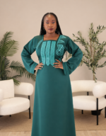 Lome Green Cape Dress - Image 7