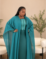 Lome Green Cape Dress