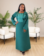 Lome Green Cape Dress - Image 6
