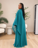 Lome Green Cape Dress - Image 4