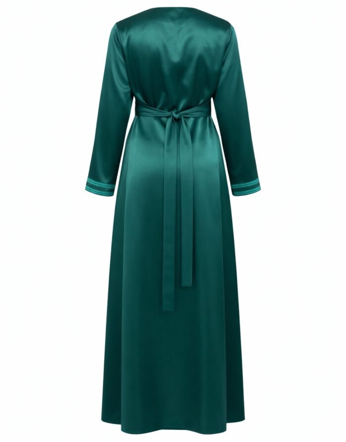 Lome Green Embroidered Dress - Image 2
