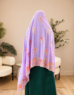 Nayla Lilac Maxi Chiffon Mayafi - Image 3