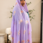 Nayla Lilac Maxi Chiffon Mayafi