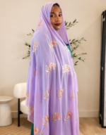 Nayla Lilac Maxi Chiffon Mayafi