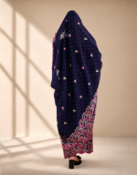 Sahira Purple Embroidered Swiss Lace Toub - Image 5