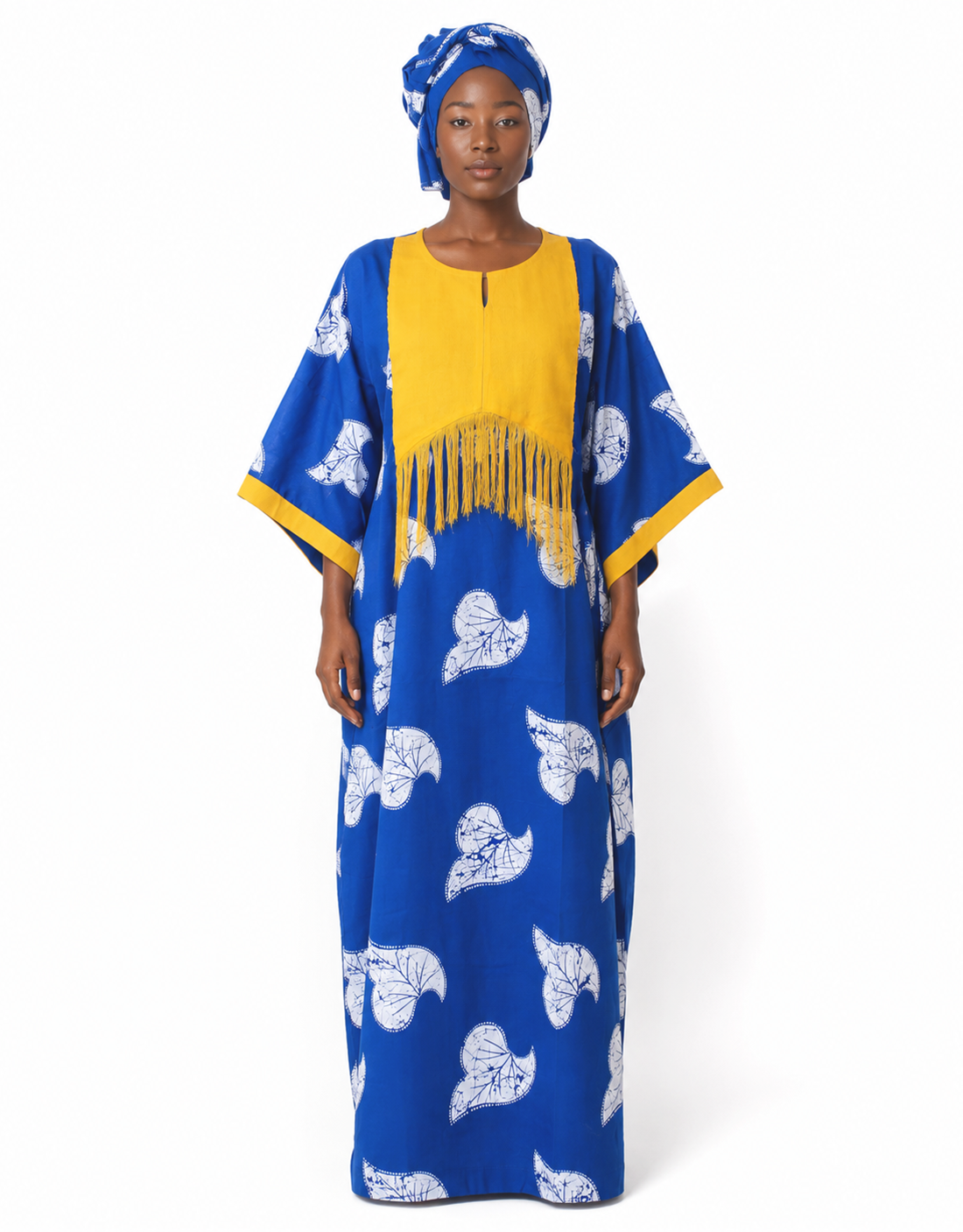 Doussou Blue Boubou Front Doussou Blue Boubou - Image 1