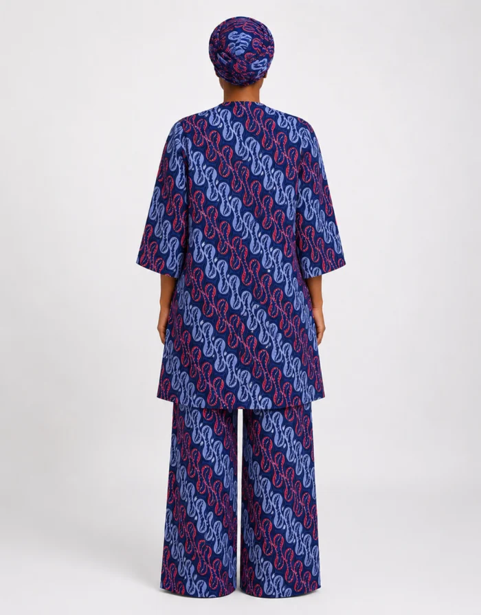 Mamsu Blue Trouser Co-Ord - Image 4