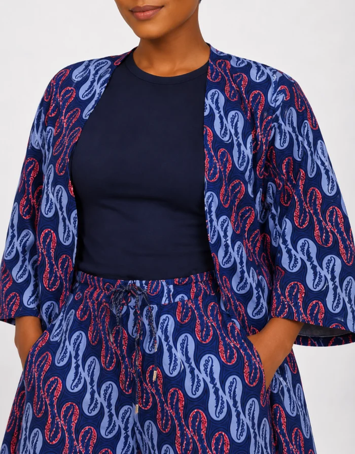Mamsu Blue Trouser Co-Ord - Image 3