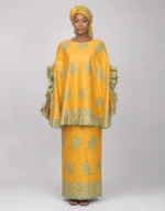 Masata Yellow Cape Co-Ord